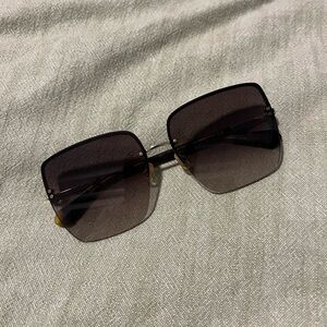 Kate Spade - Women’s Oversized Square Sunglasses - Brown Lenses